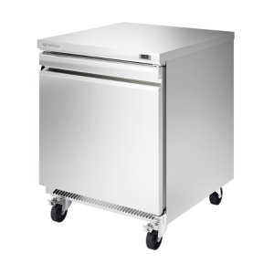 Infrico, IUC-Uc27F, stainless steel 1 door under counter refrigerator