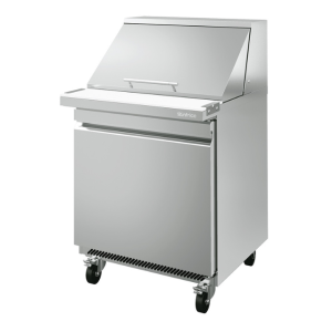 Infrico ,UC27P, 1 door stainless steel self-contained prep table