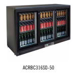 Admiral Craft Refrigeration back bar coolers ACRBC316SD-50