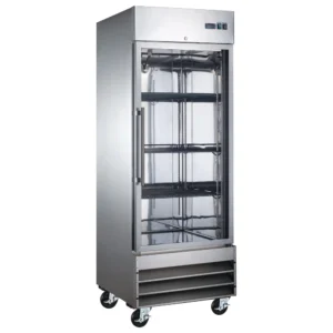 Admiral Craft Refrigeration Glass Door Reach-In Freezer ACRR23GD-50